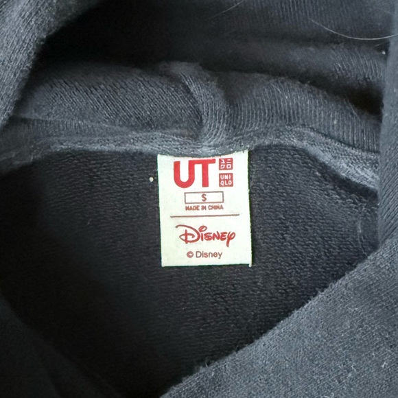 Disney Black Long Hoodie with Character Detail - Picture 3 of 4